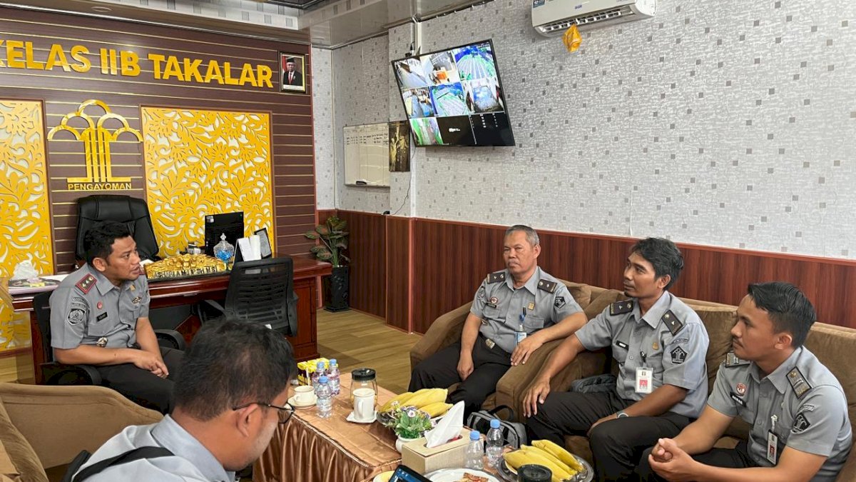 Kanwil Kemenkumham Sulsel Monitoring Pemanfaatan TI dan SIPPN Pada 3 UPT