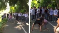 Viral 2 Pelajar SMA di Jeneponto Duel Ditengah Jalan