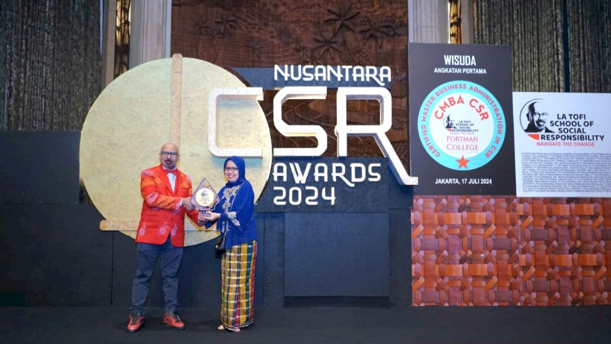 Desa Bangkit Sejahtera Cegah Stunting KALLA Raih Penghargan Nusantara CSR Award 2024