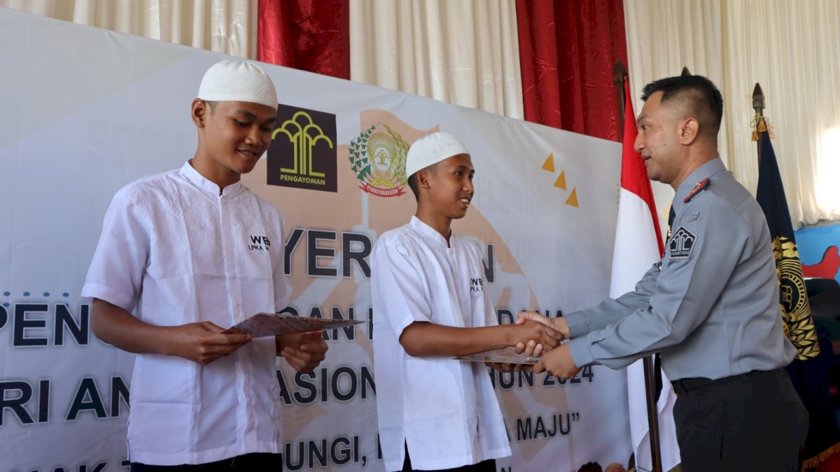 44 Anak Binaan LPKA Maros Dapat Remisi Peringatan Hari Anak Nasional