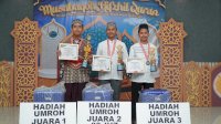 Tiga Paket Umroh Dibagikan kepada Juara Musabaqah Hifdzil Quran 30 Juz IKDH Makassar