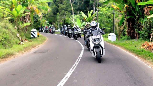 NMAX Tour Boemi Nusantara uji performa NMax "TURBO" di jalur Indonesia. Foto: Istimewa.