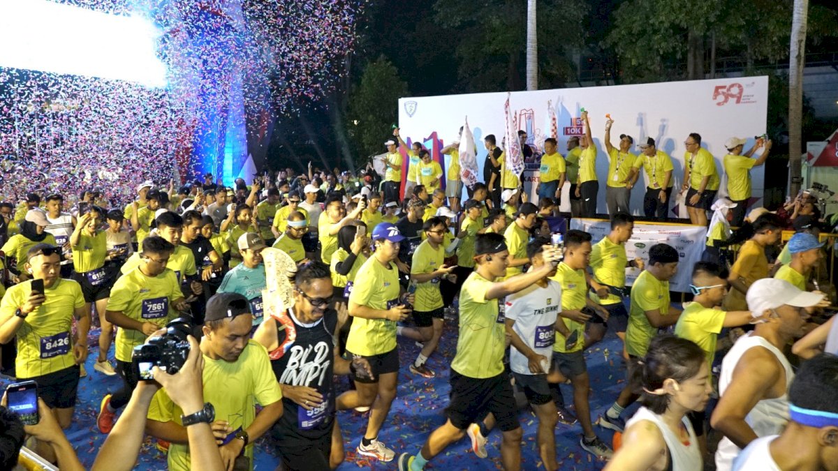 Telkom Sukses Gelar Digiland Run 2024,10 Ribu Pelari Penuhi Kawasan Senayan dan Semanggi