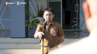 Sekretaris Bapenda Kota Makassar Muhammad Fuad Arfandi Pimpin Apel Pagi