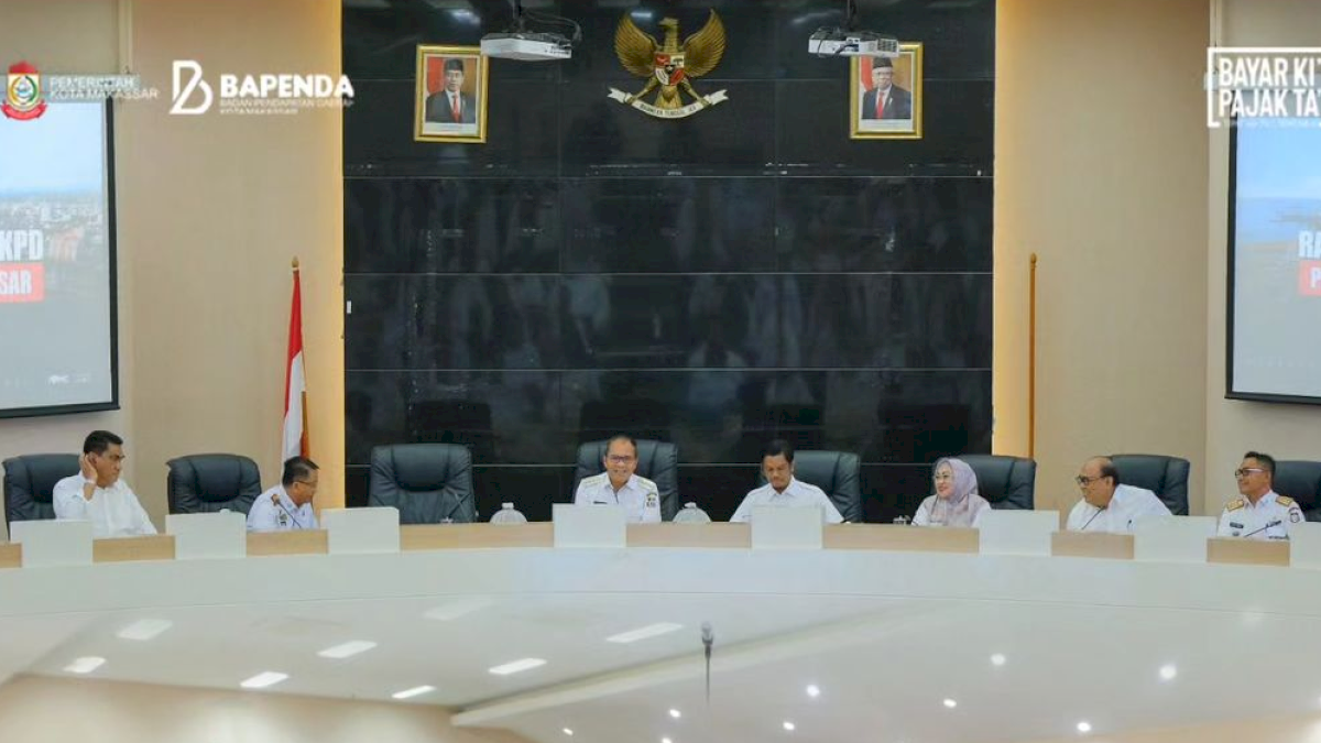Foto: Kepala Bapenda Makassar Hadiri Rakor Lingkup Pemkot Makassar