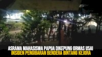 VIDEO: Asrama Mahasiswa Papua di Makassar Dikepung Ormas Usai Insiden Pengibaran Bendera Bintang Kejora