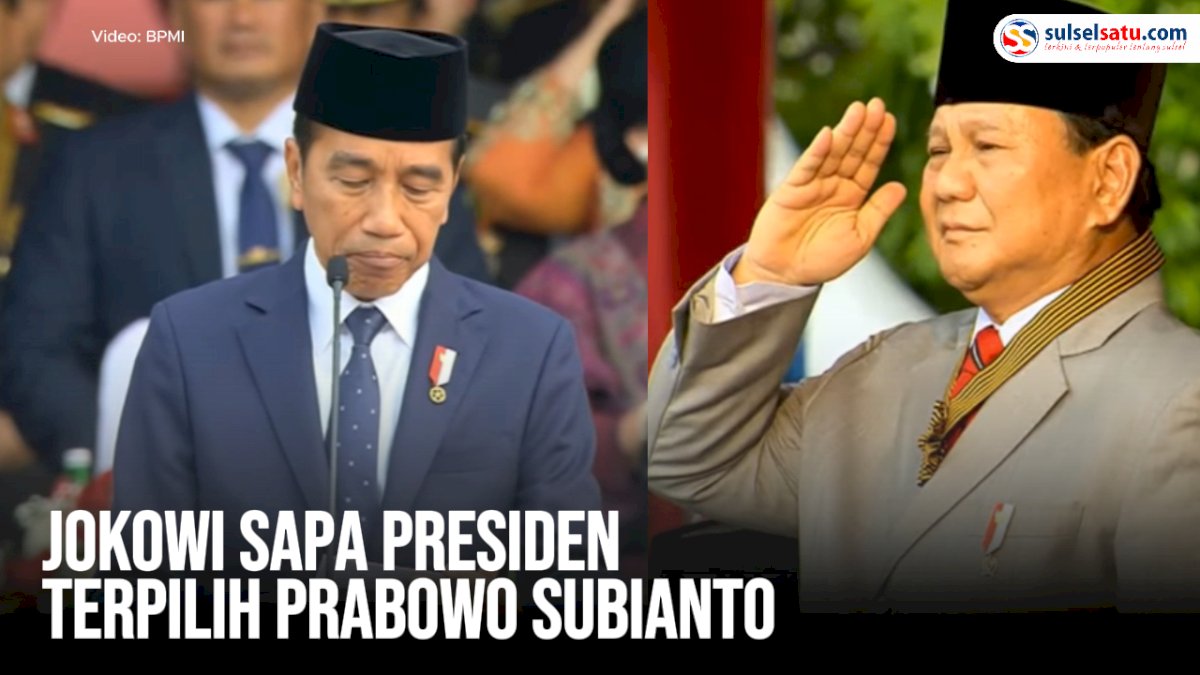 VIDEO: Jokowi Hadiri HUT Bhayangkara Polri, Sapa Presiden Terpilih Prabowo Subianto