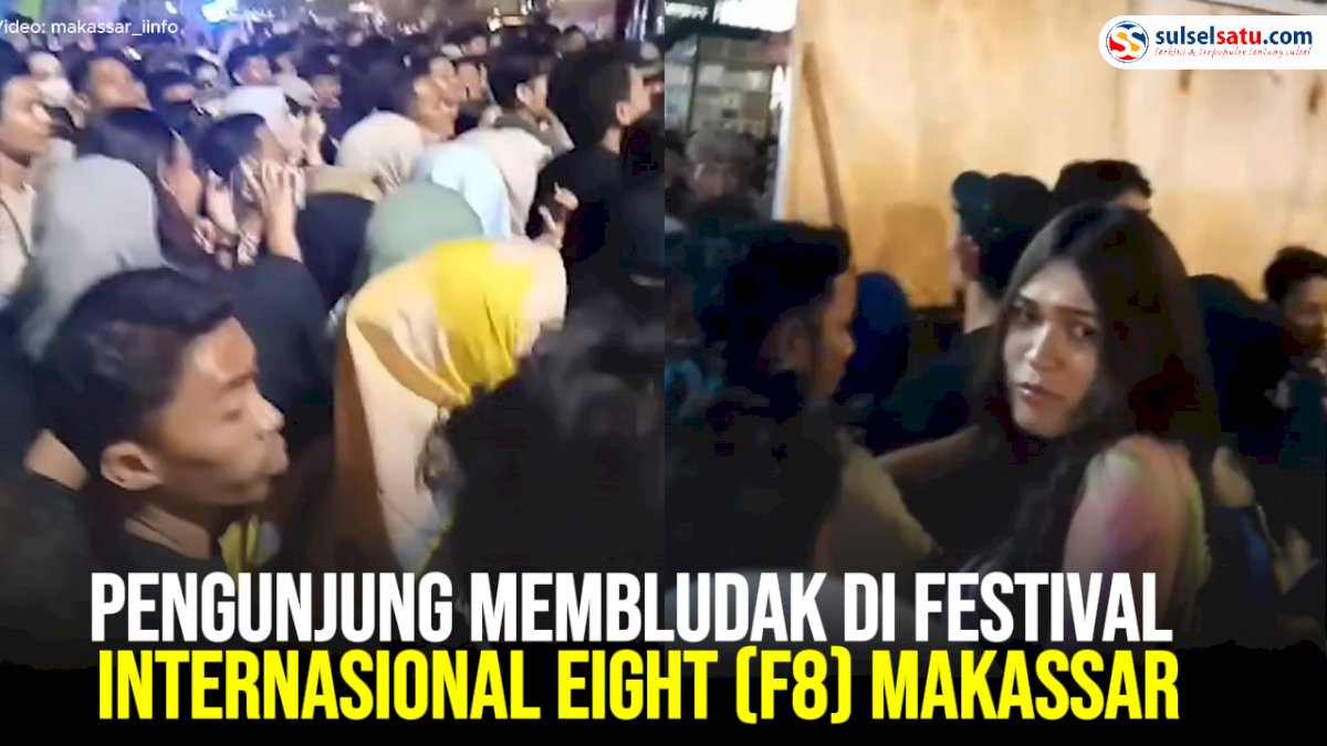 VIDEO: Pengunjung Membludak di Festival Internasional Eight (F8) Makassar