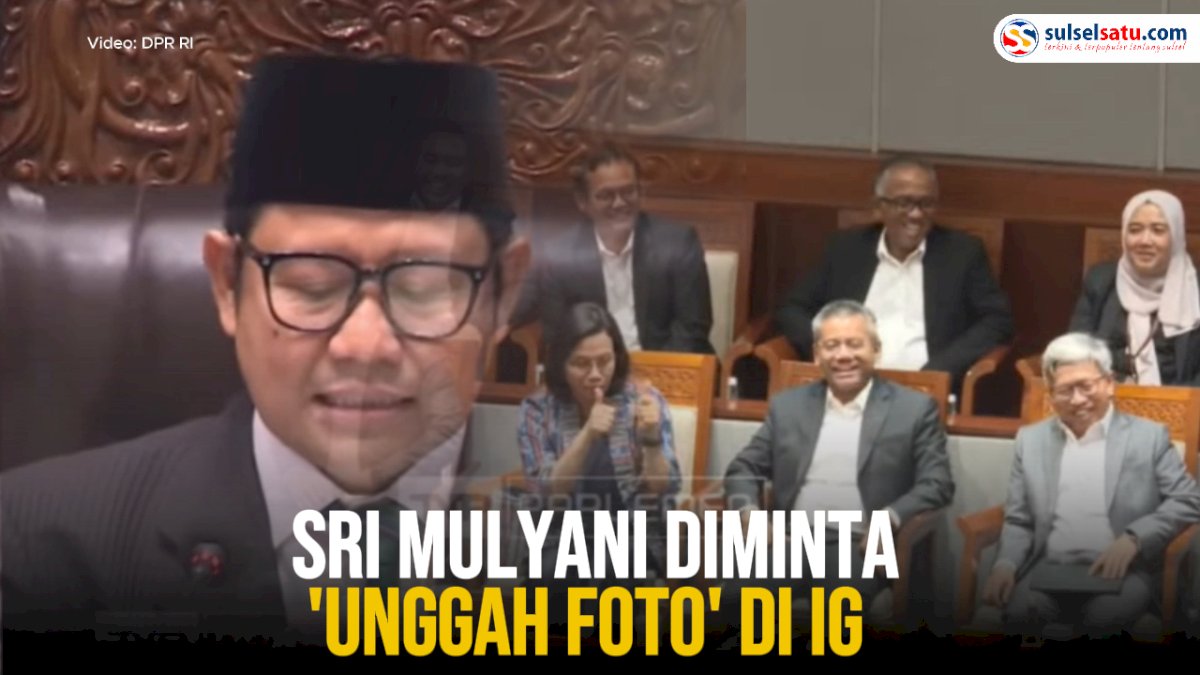 VIDEO: Sidang Paripurna DPR Dipimpin Muhaimin Iskandar, Sri Mulyani Diminta ‘Unggah Foto’ di IG