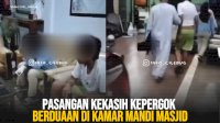 VIDEO: Pasangan Kekasih Kepergok Berduaan di Kamar Mandi Masjid