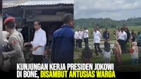 VIDEO: Kunjungan Kerja Presiden Jokowi di Bone, Disambut Antusias Warga