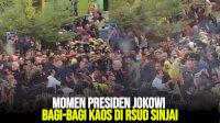 VIDEO: Momen Presiden Jokowi Bagi-bagi Kaos di RSUD Sinjai