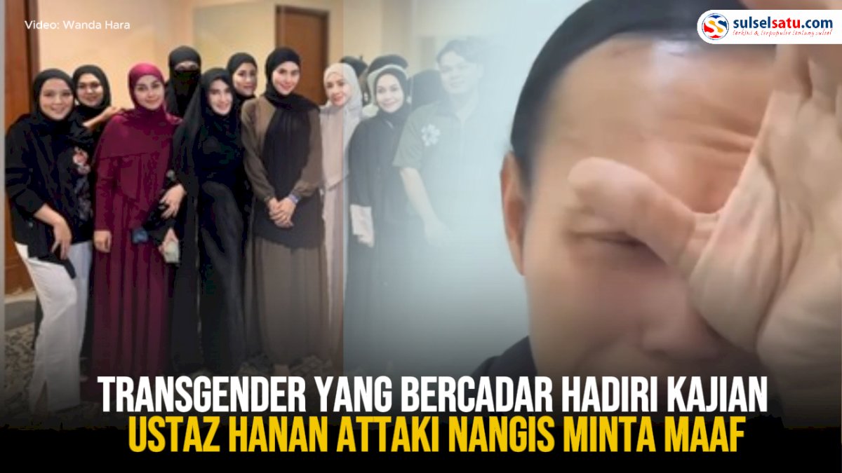 VIDEO: Transgender yang Bercadar Hadiri Kajian Ustaz Hanan Attaki Nangis Minta Maaf