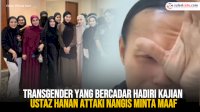 VIDEO: Transgender yang Bercadar Hadiri Kajian Ustaz Hanan Attaki Nangis Minta Maaf