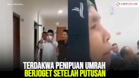 VIDEO: Terdakwa Penipuan Umrah di Kudus Dihukum 3 Tahun Penjara, Berjoget Setelah Putusan