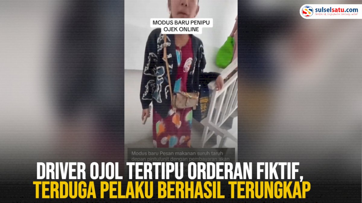 VIDEO: Driver Ojol Tertipu Orderan Fiktif, Terduga Pelaku Berhasil Terungkap