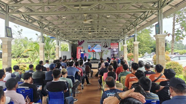 Asmo Sulsel edukasi safety riding 107 karyawan di Luwu Timur. Foto: Istimewa.