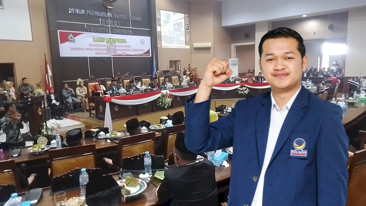 Sosok Alex Nursaina, Anggota DPRD Termuda di Jeneponto Berusia 23 Tahun