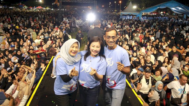 Puncak perayaan HUT 56 tahun PT Vale di Lapangan Persesos Luwu Timur. Foto: Istimewa.