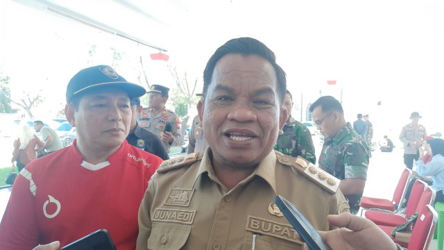 PJ Bupati Jeneponto Junaedi Bakri tanggapi adanya penertiban tambang galian C di Jeneponto (Dedi/sulselsatu)