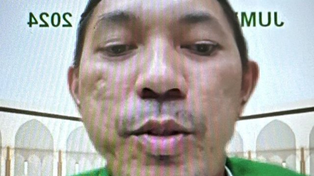 Sekretaris DPW PPP Sulsel Nur Amal saat memimpin Rakorwil secara virtual. Ist