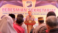 Kapolrestabes Makassar Resmikan Sekretariat FKPM Sektor Manggala