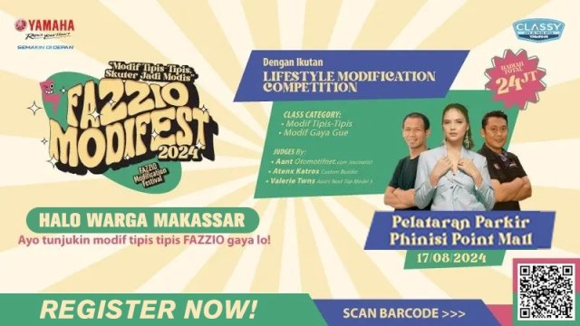 Fazzio Modifest 2024 siap hadir di Makassar. Foto: Istimewa.