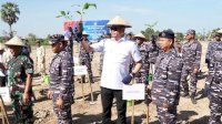 Program Ketahanan Pangan Lantamal VI Masuk Gowa, Bupati Adnan Beri Apresiasi
