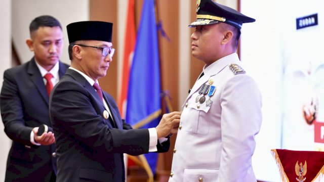 Pelantikan Andi Winarno sebagai Pj Bupati Bone. Ist