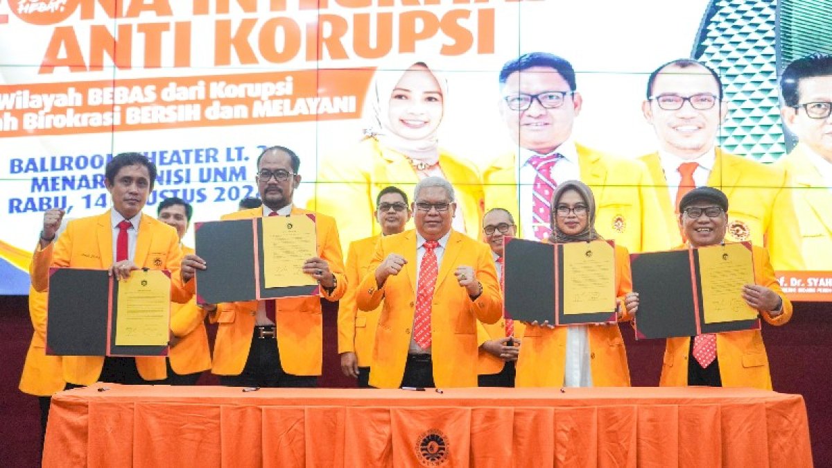 Canangkan Zona Integritas, Rektor UNM Tegaskan Komitmen Melawan Gratifikasi