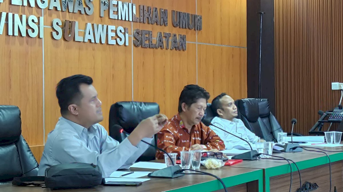 Bawaslu Sulsel Konsolidasikan Data dan Hasil Pengawasan Coklit Tingkat Kabupaten