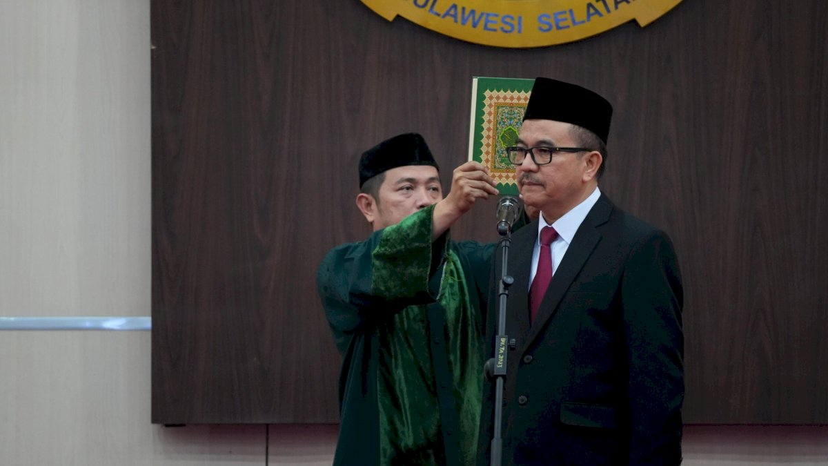 Resmi Jabat Sekda Sulsel, Jufri Rahman Ajak Semua Pihak Jaga Kondusifitas Pemerintahan