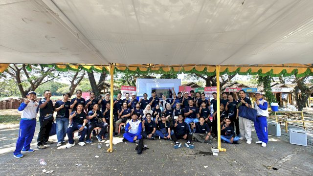 Edukasi safety riding Asmo Sulsel kepada pegawai PT BASF Indonesia. Foto: Istimewa.