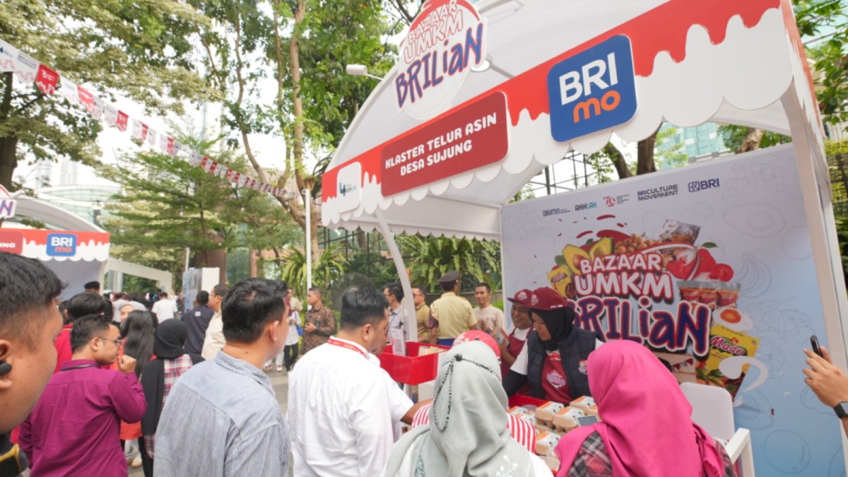 Rayakan HUT ke-79 RI, BRI Hadirkan Bazaar UMKM BRILiaN Pada Gelaran BRILiaN Independence Week