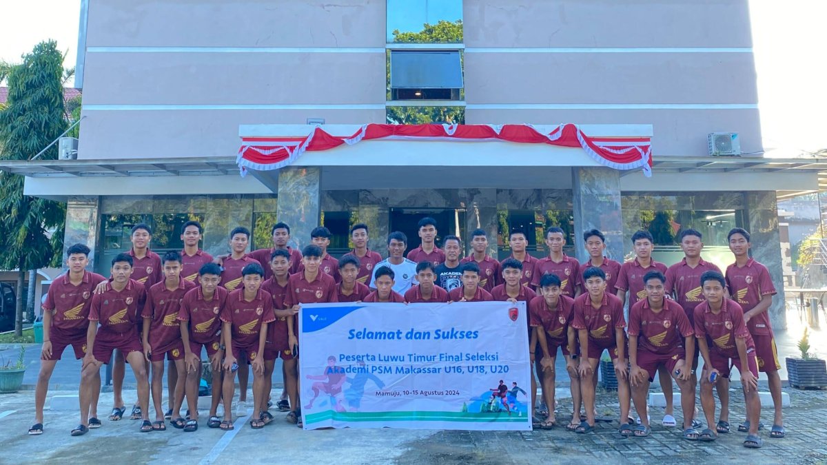 Dua Pemuda Luwu Timur Lolos Akademi PSM Makassar, PT Vale Beri Dukungan untuk Pengembangan Talenta Lokal
