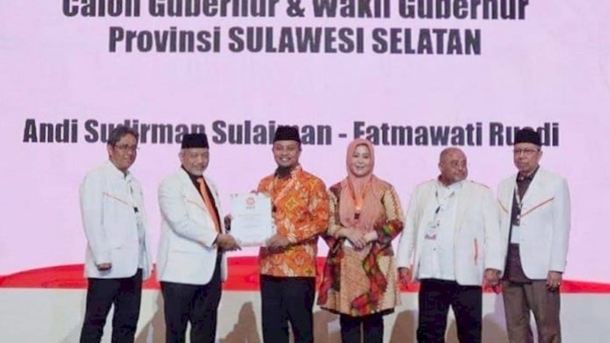 PKS Resmi Usung Sudirman-Fatma Lawan Danny-Azhar di Pilgub Sulsel