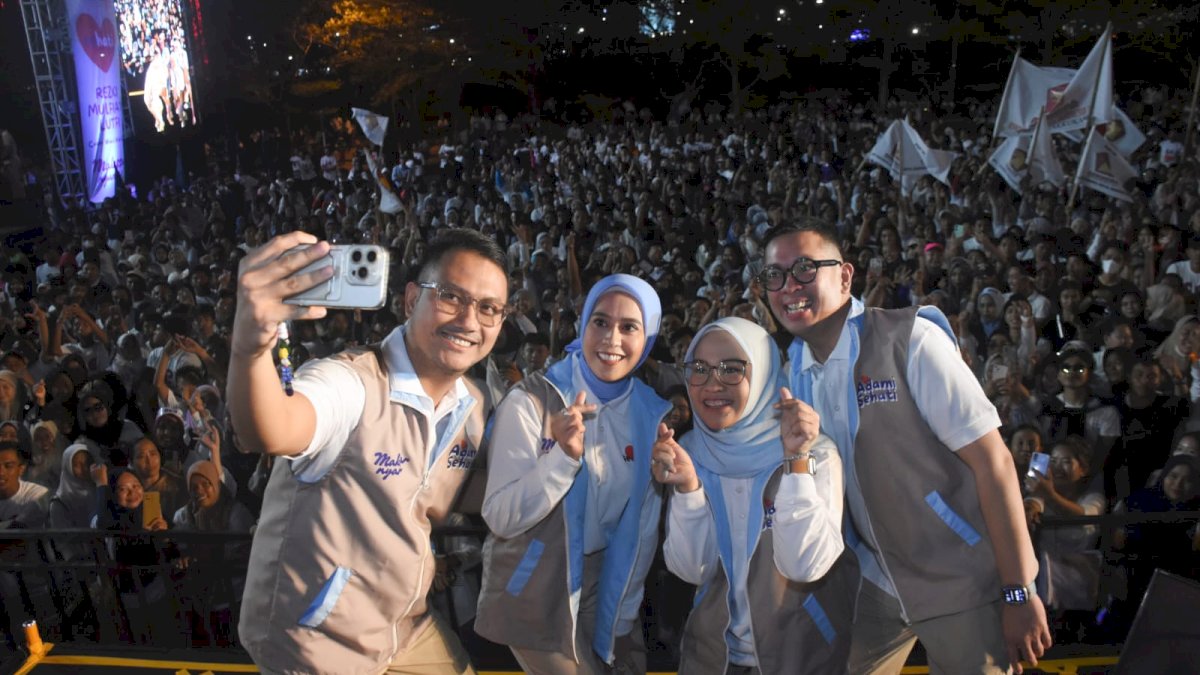 Paling Siap Maju Pilwalkot Makassar, Seto-Rezki Kandidat Pertama Gelar Deklarasi