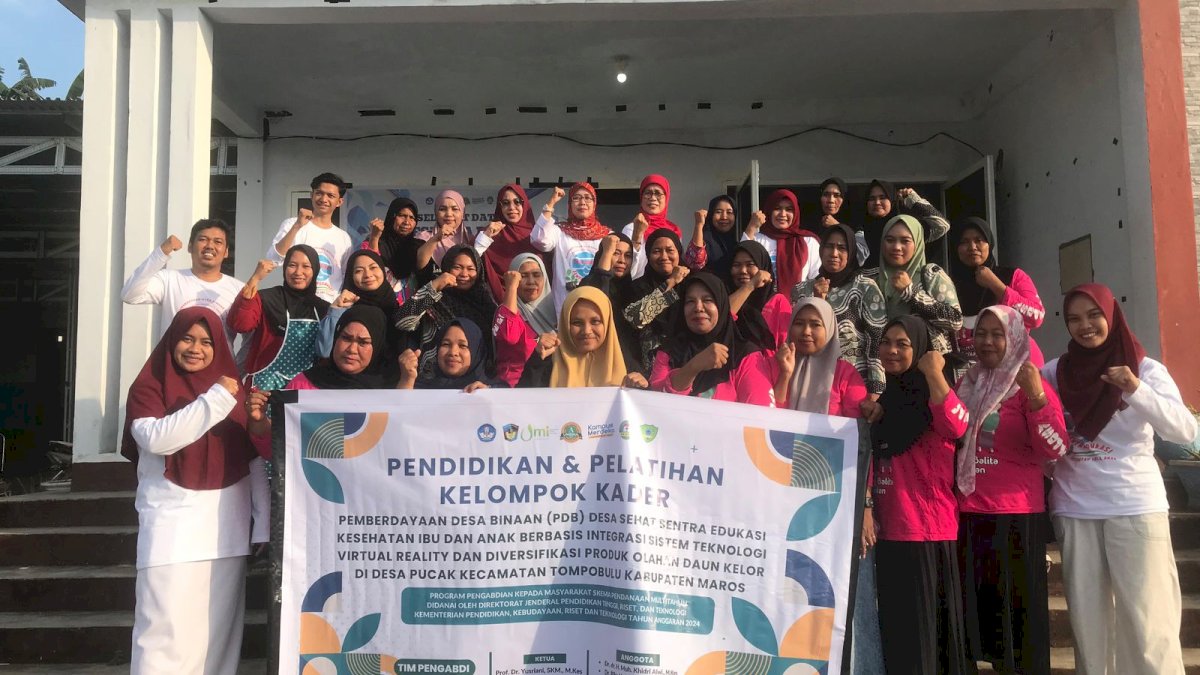 Melalui Kegiatan PDB, Tim Pengabdi UMI Komitmen Jadikan Desa Pucak Maros Sebagai Desa Sehat