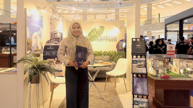 Booth Bukit Baruga di Property &amp; Bilding Material Expo 2024. Foto: Istimewa.