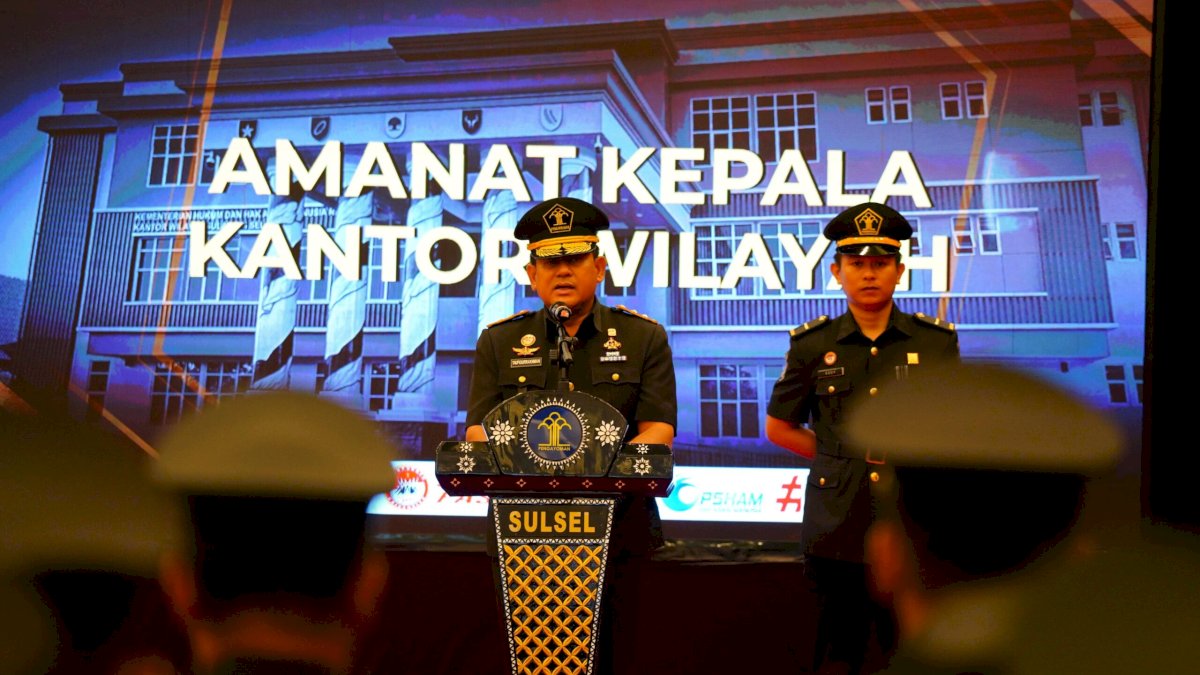 Kakanwil Kemenkumham Sulsel Minta 39 Pejabat Baru Dilantik Bekerja dan Bangun Komunikasi