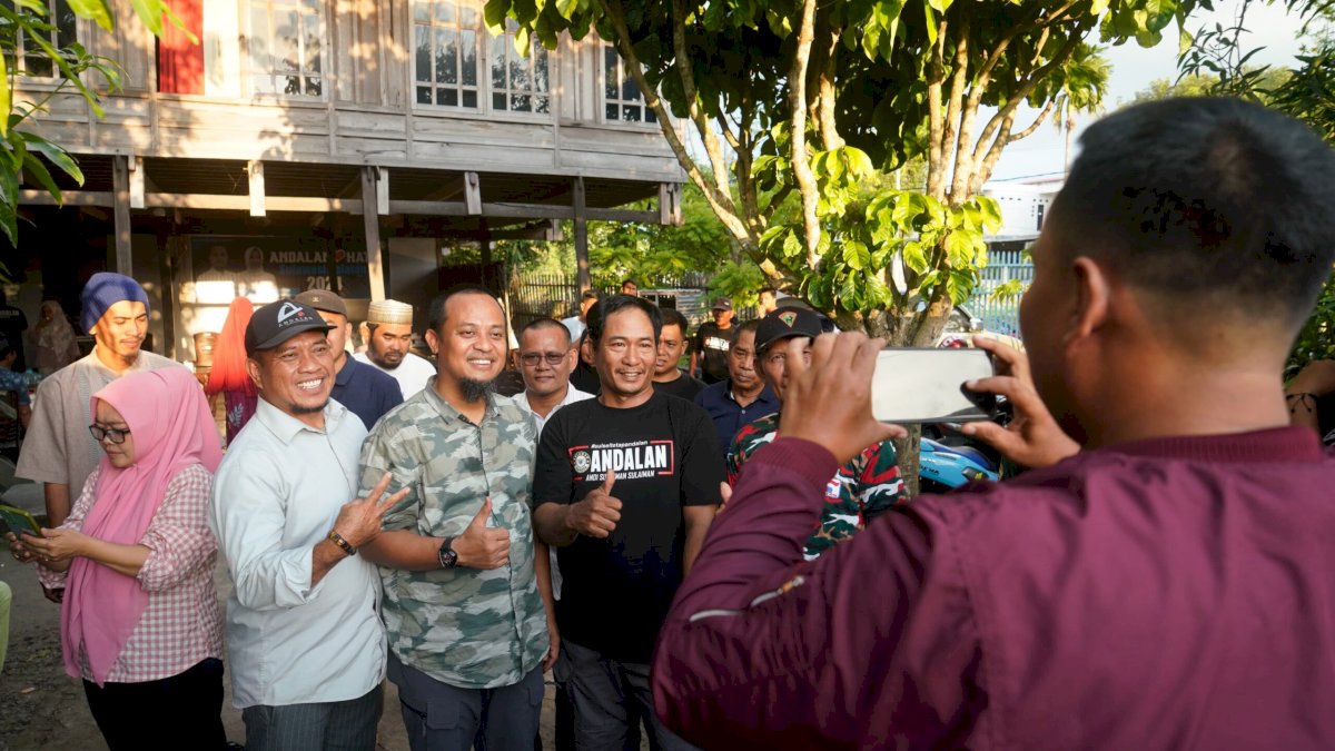 Usai Jalani Pemeriksaan Kesehatan, Andi Sudirman Mulai Temui Warga