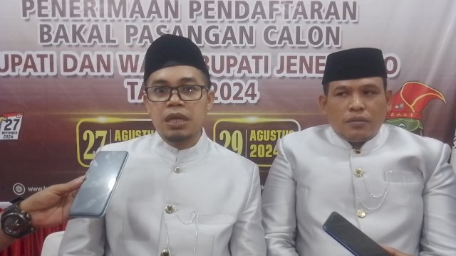 Ketua KPU Jeneponto, Asming Syarif (Dedi/sulselsatu)