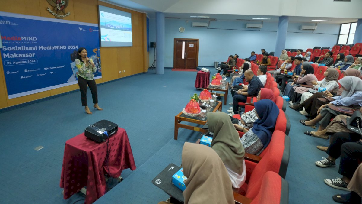Sosialisasi MediaMIND 2024 di Makassar Ajak Jurnalis dan Mahasiswa Tulis Pertambangan Berkelanjutan