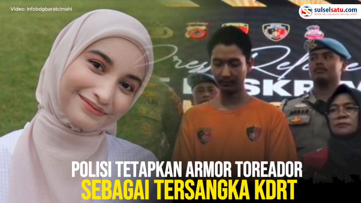 VIDEO: Polisi Tetapkan Armor Toreador sebagai Tersangka KDRT