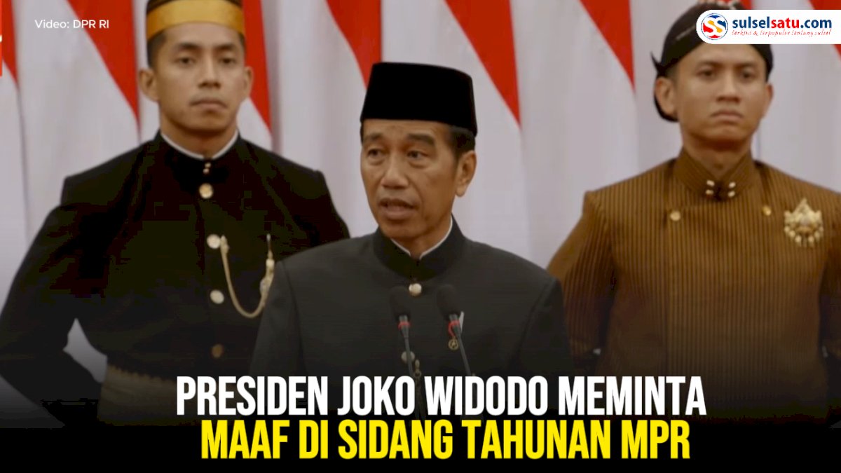 VIDEO: Presiden Joko Widodo Meminta Maaf di Sidang Tahunan MPR