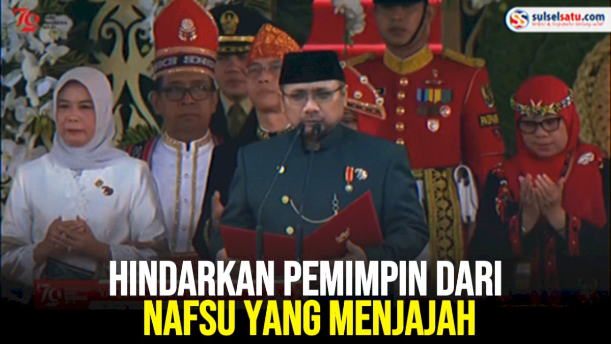 VIDEO: Menag Pimpin Doa di HUT ke-79 RI: Hindarkan Pemimpin dari Nafsu yang Menjajah