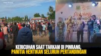 VIDEO: Kericuhan saat Tarkam di Pinrang, Panitia Hentikan Seluruh Pertandingan