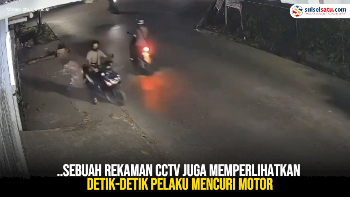 VIDEO: Pencuri Motor di Makassar Ditangkap, Modus Pelaku Incar Kunci Motor yang Tertinggal
