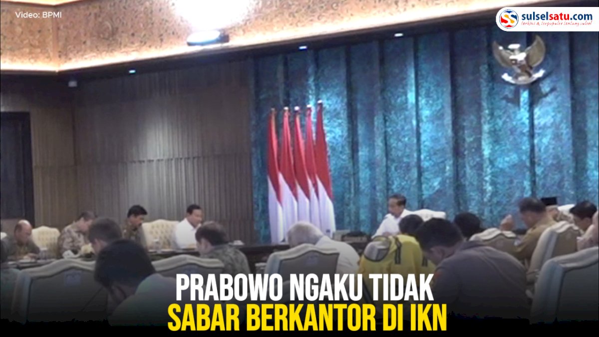 VIDEO: Presiden Terpilih Prabowo Ngaku Tidak Sabar Berkantor di IKN