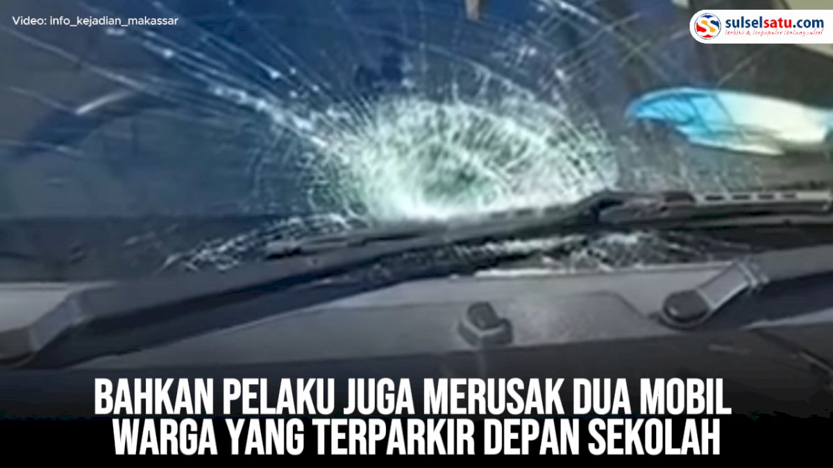 VIDEO: Aksi Penyerangan Dua SMA di Kota Makassar